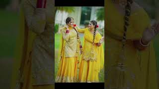 Haldi ceremony dress ideas mehendi hai rachne wali haldidress shortvideo [upl. by Kozloski]