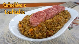 Cotechino e Lenticchie Ricetta classica SUB ENGFRAESPGER [upl. by Attelocin740]