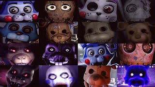 All FNAC JUMPSCARES in 1 Minute 20152023  FNAC 1 2 3 Remastered [upl. by Meras]