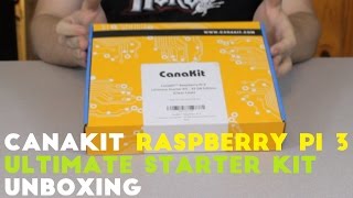 CanaKit Raspberry Pi 3  ULTIMATE STARTER KIT  Unboxing [upl. by Mikihisa]