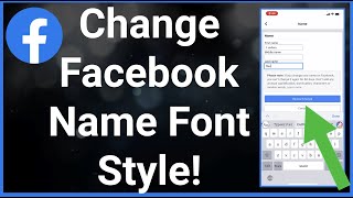 How To Change Facebook Name Font Style [upl. by Ullund]