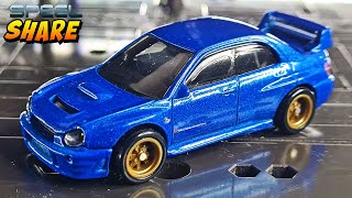 Hot Wheels Subaru Impreza WRX Bugeye  Cars and Donuts  Real Riders Premium  2 of 3 [upl. by Helm]