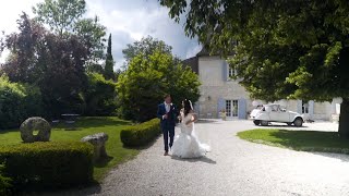 Beautiful Irish Yorkshire and French Wedding at Le Manoir Du Bout Du Pont Agnac France [upl. by Lladnyk]