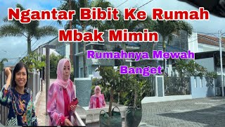 Sebelum Ke Three B Ngantar Bibit Apel Ke Rumah Mbak Mimien [upl. by Esilrac]