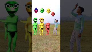 Red yellow amp green joker vs me correct head matching new game  funny vfx magicalvideoshorts [upl. by Mariandi]