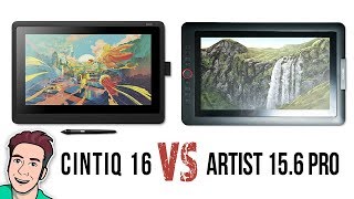 XPPen Artist 156 Pro vs Wacom Cintiq 16 [upl. by Normalie395]