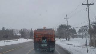 County Salt Truck 13 Feb 20 [upl. by Akirrehs]