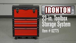 Ironton 20in Toolbox Storage System 20inW x 12inD x 25inH [upl. by Roselba]