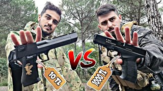 10 TL VS 1000 TL TABANCA İNCELEMESİ  DESERT EAGLE VS SAR 9 [upl. by Gati]