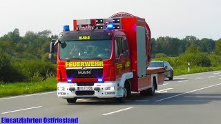 GWGroßlüfter Feuerwehr Wallinghausen  DLK 2312 Feuerwehr Wiesmoor [upl. by Aissatan]