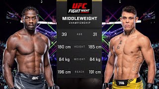 Jared Cannonier vs Caio Borralho Full Fight  UFC Fight Of The Night [upl. by Germayne]