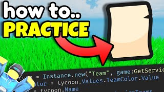 How to Practice Scripting in Roblox 3 TIPS [upl. by Akiehs]