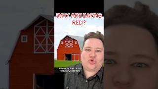 WHY BARNS ARE RED history usa historical barn barns farm ranch historyfacts america home [upl. by Eerpud]