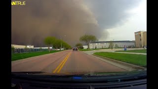 Brookings South Dakota Derecho Storm Dashcam Video  wAudio as seen on the Discovery Channel [upl. by Einahpetse]