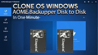 How to clone Windows 10 Disk to Disk with AOMEI Backupper [upl. by Epuladaugairam]