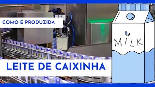 COMO EÌ PRODUZIDO O LEITE DE CAIXINHA UHT  PROCESSO TETRA PAK [upl. by Bravar]