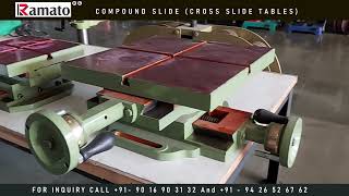 Compound Slide Milling Slide Cross Slide Vice Manufacturer  Ramato Machine Tools Rajkot Gujarat [upl. by Llenrrad]