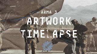 ArmA 3 Artwork Timelapse  Task Force Aspis  3 [upl. by Akiwak513]