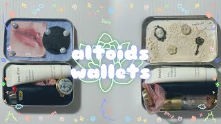 ⋆𐙚 ALTOIDS WALLET ₊˚⊹♡ diy altoids wallet ideas [upl. by Ecylla44]