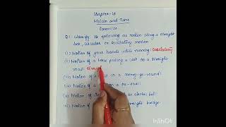 Classify the following as motion along straight linecircular is oscillatory [upl. by Aicelaf]