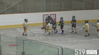 Under 9 Lacrosse  Cambridge Highlanders vs KitchenerWaterloo Kodiaks [upl. by Burchett]