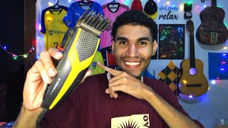 ASMR  CORTANDO O SEU CABELO COM MÁQUINA ANTIGA [upl. by Htidirrem]