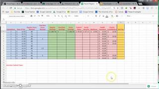 Filling out a Payroll Register [upl. by Aiello]