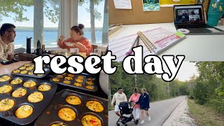 RESET DAY VLOG  Get Organized with Me Meal Prep Back to the grind after vacation [upl. by Yraeht]