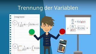 Trennung der Variablen Differentialgleichungen einfach erklärt [upl. by Warton449]