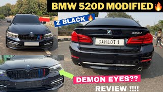 ये देखलो DWARKA KI ILLEGAL Car ‼️👌🏻 BMW 520d MODIFIED OWNERSHIP REVIEW  80 LAKHS [upl. by Brittney]