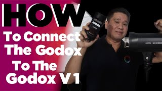 HOW TO CONNECT GODOX SK400 II V SLAVE MODE TO YOUR SPEEDLITE [upl. by Niwre]