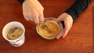 2 Minute microwave Oatmeal Muffin [upl. by Kuehn499]