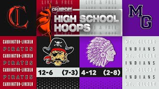 CardingtonLincoln at Mt Gilead Boys Basketball [upl. by Favien]