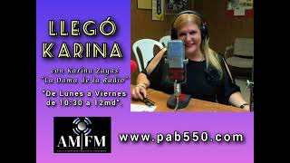 Intro Llegó Karina  WPAB 550 AM 2023 [upl. by Adnik]