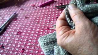 shortening an already knitted hat [upl. by Aihsenek]