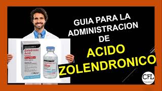 ACIDO ZOLENDRONICO 💉 Como administrarlo INFORMACION COMPLETA☑️ [upl. by Ayad147]