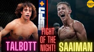 Payton Talbott vs Cameron Saaiman going to be a WARTHIS IS WHY ufcvegas89 ufc ufcprediction [upl. by Aretahs]