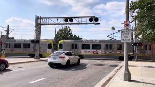 Metro A Line  Del Mar Boulevard Railroad Crossing Pasadena CA [upl. by Apfelstadt959]