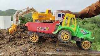 gadi wala tractor remote control tractor cartoon wala khilauna tractor JCB tractor video tractor 🚜🚩 [upl. by Alyssa]