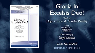 Gloria in Excelsis Deo  arr Lloyd Larson [upl. by Adia677]