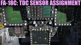 FA18C Hornet TDC Sensor Screen Assignment SOI Tutorial  DCS WORLD [upl. by Conyers]