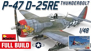 P47 D25RE Thunderbolt Miniart 148 [upl. by Tiny]