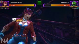 Rank 2 7Star Scarlet Witch Sigil Being the Best Spring of Sorrow Annihilus Counter [upl. by Gustie]