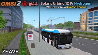 OMSI 2 44 Solaris Urbino 12 IV FL Hydrogen by Iwo  Warszawa Wola linia 155 [upl. by Danell]