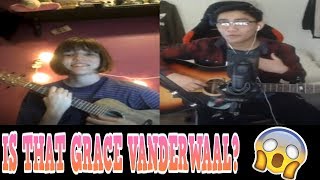 YOUNOW SINGING  IS THAT GRACE VANDERWAAL CRAZY REACTIONS [upl. by Edyth]