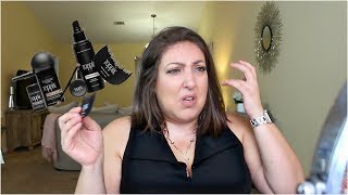 TOPPIK HAIR BUILDING FIBERS  DEMO amp REVIEW [upl. by Scheld]