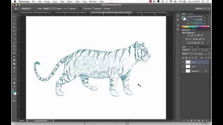 Using Alpha Channels to Remove the Background From BampW Watercolor or Ink [upl. by Elicec740]