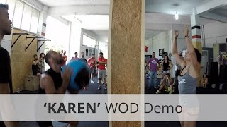 quotKARENquot CrossFit WOD Demo  623 Rx [upl. by Liponis]