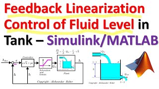 Feedback Linearization Control of Fluid Level in TankSimulink and MATLAB ImplementationSimulation [upl. by Whiney499]