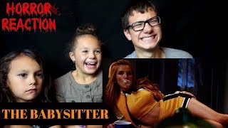 THE BABYSITTER Official Trailer Reaction [upl. by Etnovad]